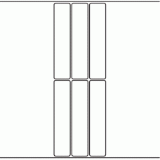 1011 - Label Size 32mm x 150mm - 1,380 labels per roll 