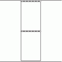 1012 - Label Size 100mm x 148mm (with Perf) - 460 labels per roll