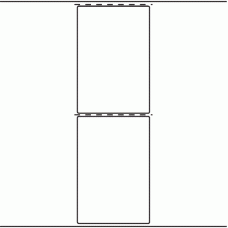 1012 - Label Size 100mm x 148mm (with Perf) - 460 labels per roll 