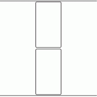1014 - Label Size 75mm x 135mm - 500 labels per roll