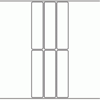 1016 - Label Size 30mm x 124mm - 1,650 labels per roll