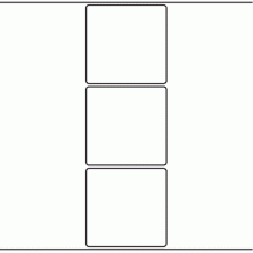 1022 - Label Size 100mm x 98mm - 690 labels per roll 