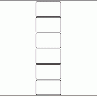 1024 - Label Size 100mm x 60mm - 1,100 labels per roll