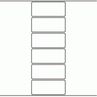 1025 - Label Size 100mm x 43mm - 1,500 labels per roll