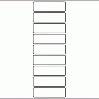 1027 - Label Size 100mm x 29mm - 2,130 labels per roll