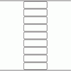 1027 - Label Size 100mm x 29mm - 2,130 labels per roll 