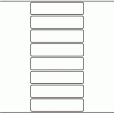 1028 - Label Size 100mm x 23.5mm - 2,670 labels per roll 