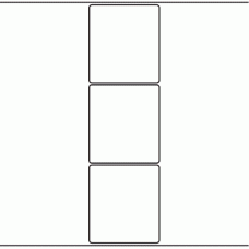 1029 - Label Size 89mm x 99mm - 690 labels per roll 