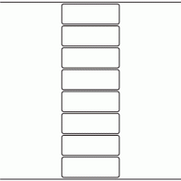 1030 - Label Size 97mm x 34mm - 1,900 labels per roll