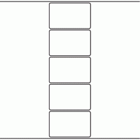 1031 - Label Size 90mm x 56mm - 1,190 labels per roll