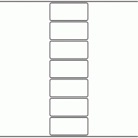 1034 - Label Size 84mm x 39mm - 1,660 labels per roll