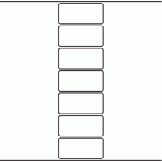1034 - Label Size 84mm x 39mm - 1,660 labels per roll 