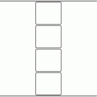 1035 - Label Size 80mm x 70mm - 950 labels per roll