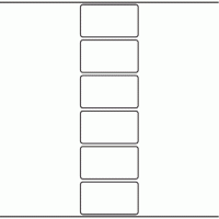 1037 - Label Size 80mm x 45mm - 1,420 labels per roll