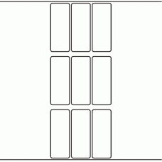 1040 - Label Size 30mm x 77mm - 2,490 labels per roll 