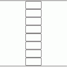 1043 - Label Size 74mm x 35mm - 1,840 labels per roll 