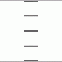 1045 - Label Size 70mm x 70mm - 950 labels per roll