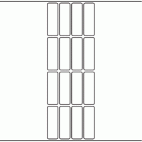 1048 - Label Size 23mm x 70mm - 3,800 labels per roll