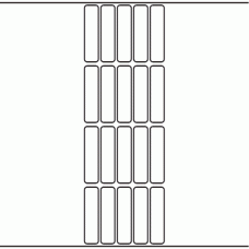 1049 - Label Size 17mm x 69mm - 4,750 labels per roll 