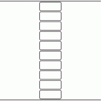 1053 - Label Size 65mm x 26mm - 2,370 labels per roll
