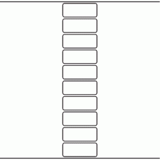 1053 - Label Size 65mm x 26mm - 2,370 labels per roll 