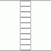 1055 - Label Size 64mm x 30mm - 2,130 labels per roll