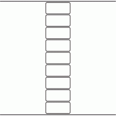 1055 - Label Size 64mm x 30mm - 2,130 labels per roll 