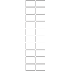 10566 - Label Size 38mm x 25.4mm - 4900 labels per roll 