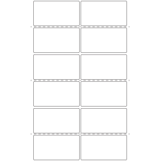 10574 - Label Size 88mm x 48mm - 2730 labels per roll 