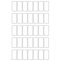 10581 - Label Size 23mm x 48mm - 8300 labels per roll