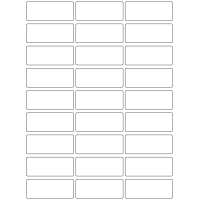 10582 - Label Size 70mm x 28mm - 6400 labels per roll 10582 - Label Size 70mm x 28mm - 6400 labels per roll
