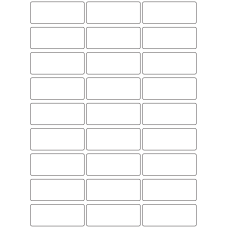 10582 - Label Size 70mm x 28mm - 6400 labels per roll 
