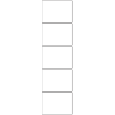 10592 - Label Size 80mm x 58mm - 1150 labels per roll 