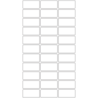 10597 - Label Size 53mm x 25mm - 7500 labels per roll