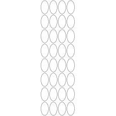 10598 - Label Size 20mm x 35mm - 7350 labels per roll 
