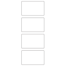 10599 - Label Size 102mm x 64mm - 950 labels per roll 