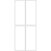 10601 - Label Size 60mm x 142mm - 950 labels per roll