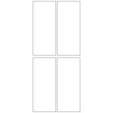 10601 - Label Size 60mm x 142mm - 950 labels per roll 