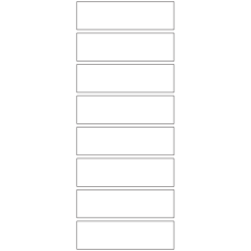 10602 - Label Size 115mm x 33mm - 1900 labels per roll 
