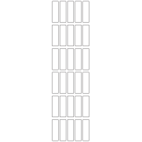 10605 - Label Size 13mm x 44mm - 7110 labels per roll 10605 - Label Size 13mm x 44mm - 7110 labels per roll