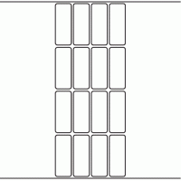 1061 - Label Size 23mm x 60mm - 4,400 labels per roll