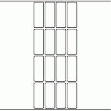 1061 - Label Size 23mm x 60mm - 4,400 labels per roll 