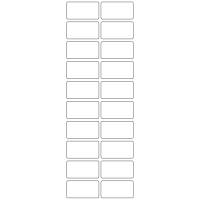 10610 - Label Size 48.5mm x 25.4mm - 4740 labels per roll 10610 - Label Size 48.5mm x 25.4mm - 4740 labels per roll