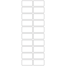 10610 - Label Size 48.5mm x 25.4mm - 4740 labels per roll 