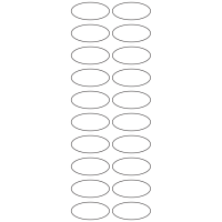 10616 - Label Size 37mm x 17mm - 6480 labels per roll