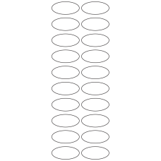 10616 - Label Size 37mm x 17mm - 6480 labels per roll 