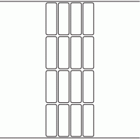 1062 - Label Size 20mm x 60mm - 4,400 labels per roll