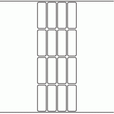 1062 - Label Size 20mm x 60mm - 4,400 labels per roll 
