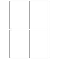 10626 - Label Size 84mm x 120mm - 1100 labels per roll