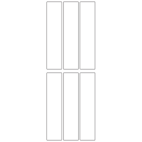 10628 - Label Size 27mm x 120mm - 1650 labels per roll 10628 - Label Size 27mm x 120mm - 1650 labels per roll